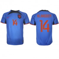 Muški Nogometni Dres Nizozemska Davy Klaassen #14 Gostujuci SP 2022 Kratak Rukav